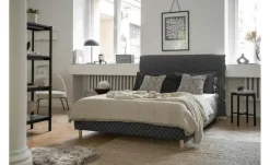 Miuform Polsterbett gemustert Sleepy Luna | Grau