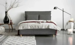 Miuform Polsterbett gemustert Sleepy Luna | Grau