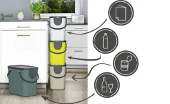 Müllsystem Albula | Dunkelgrün, 25 l | Möbel Höffner