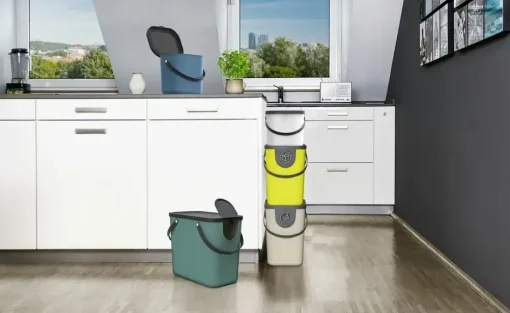 Müllsystem Albula | Dunkelgrün, 25 l | Möbel Höffner