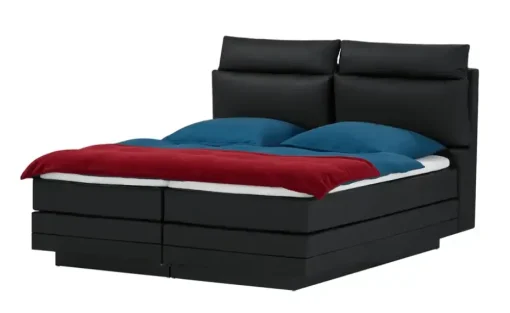 Motor-Boxspringbett Hardego | Schwarz, 140 cm | Höffner