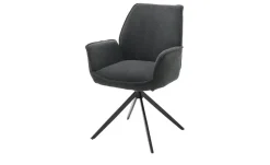 Musterring Armlehnstuhl Tiama | Dunkelgrau, Schwarz