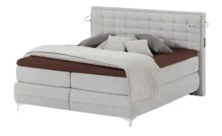 Musterring Boxspringbett Premiumversion Dubai | Hellgrau, 160 cm
