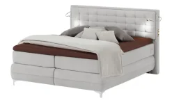 Musterring Boxspringbett Premiumversion Dubai | Hellgrau, 160 cm