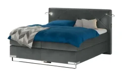 Musterring Boxspringbett Premiumversion Dubai | Anthrazit, 160 cm