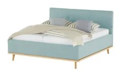 Musterring Polsterbett mit Bettkasten Delphi Variante A | Eisblau, 180 cm