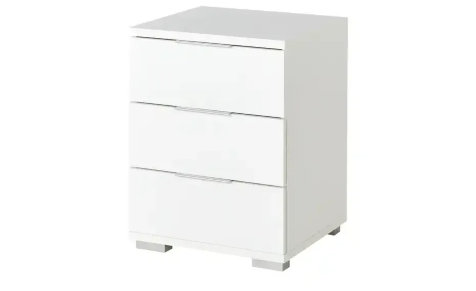 Nachtkommode Codford | Weiß, 3 Stück | Möbel Höffner