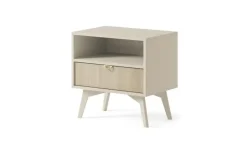 Nachtkommode Firr | Beige, Hellbraun | Möbel Höffner