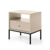 Nachtkommode Molly | Beige, Schwarz | Möbel Höffner