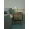 Nachtkommode Ripley | Walnuss (Nachbildung), Schwarz, matt