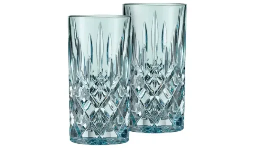 Nachtmann Longdrinkgläser  2er Set Noblesse | Aquablau