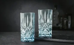 Nachtmann Longdrinkgläser  2er Set Noblesse | Aquablau