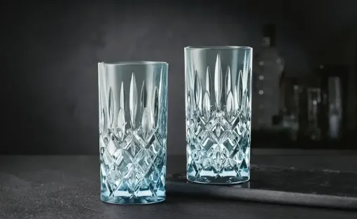 Nachtmann Longdrinkgläser  2er Set Noblesse | Aquablau