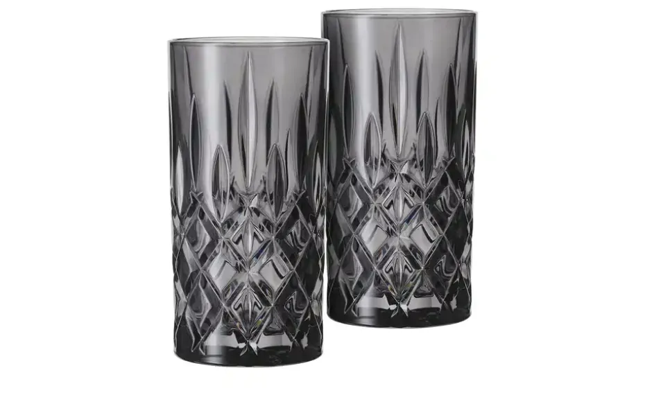 Nachtmann Longdrinkgläser 2er Set Noblesse | Grau
