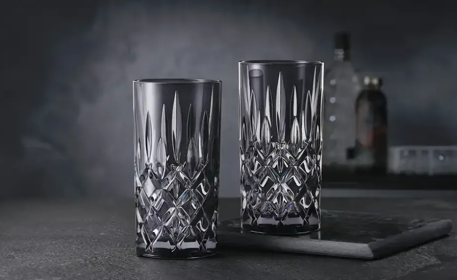 Nachtmann Longdrinkgläser 2er Set Noblesse | Grau