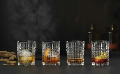 Nachtmann Whiskyglas 4er Set Square | Whiskyglas