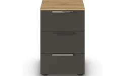 Nachttisch Flipp | Front: Dekor, Oberboden: Dekor, verchromt