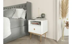 Nachttisch Harmoni | Weiß | Möbel Höffner