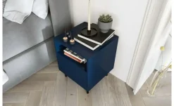 Nachttisch Mirka | Marineblau | Möbel Höffner