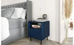 Nachttisch Mirka | Marineblau | Möbel Höffner