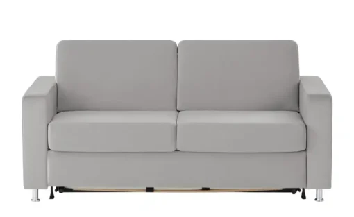 nehl Schlafsofa Boston Deluxe | Zylinder, Silbergrau
