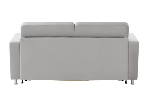 nehl Schlafsofa Boston Deluxe | Zylinder, Silbergrau