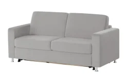 nehl Schlafsofa Boston Deluxe | Zylinder, Silbergrau