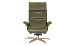 Nils Olsen Relaxsessel Leder mit Relaxfunktion Balance | Grün