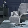 Nils Olsen Relaxsessel mit Schaffell Frederik | Grau