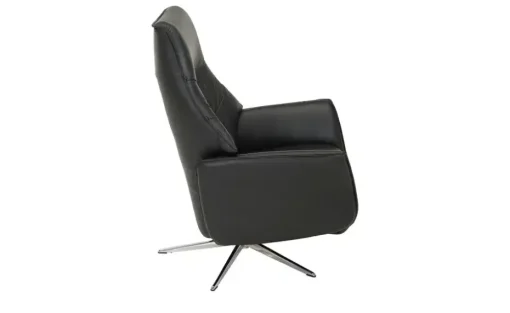 Nils Olsen Sessel Stylux | Schwarz, Relaxfunktion manuell, drehbar