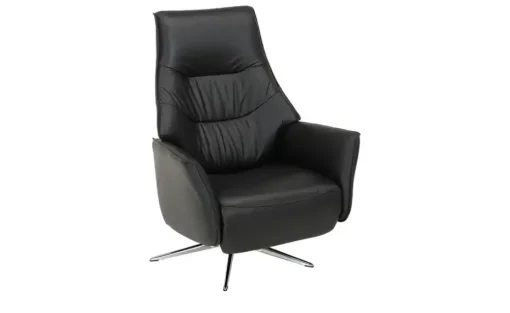 Nils Olsen Sessel Stylux | Schwarz, Relaxfunktion manuell, drehbar