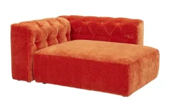 Ottomane Club House | Orange, Chenille | Möbel Höffner