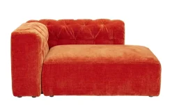 Ottomane Club House | Orange, Chenille | Möbel Höffner