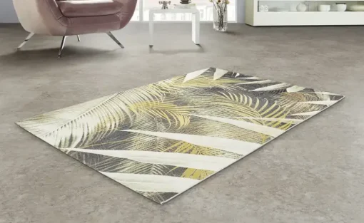 Outdoor-Teppich Capri | 120x180 cm, Schwarz, Grün, Beige