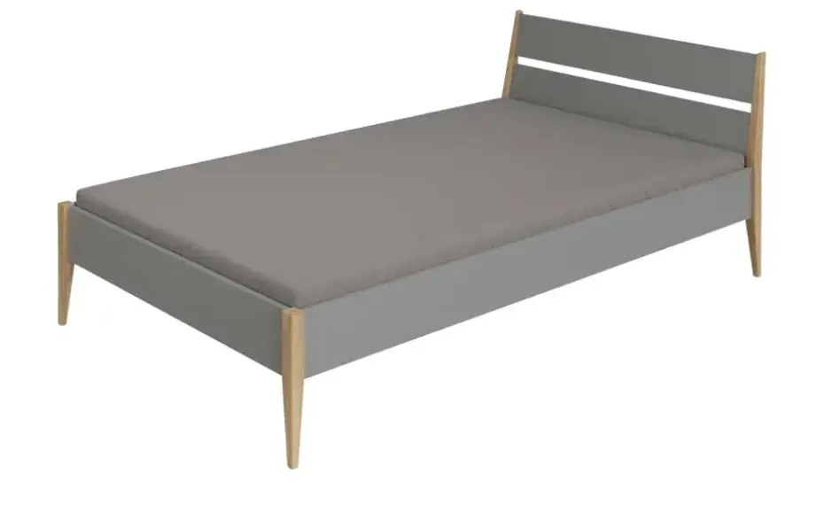 PAIDI Jugendbett Sten | Grau, 90x200 cm | Möbel Höffner