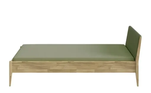 PAIDI Jugendbett Stiene | Dunkelgrün, Eiche, 90x200 cm