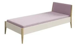 PAIDI Jugendbett Stiene | Dunkelrosa, kaschmirfarben, 90x200 cm