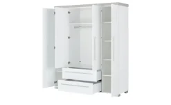 PAIDI Kleiderschrank Kira | 4 Stück, Eiche-Nautik (Nachbildung)