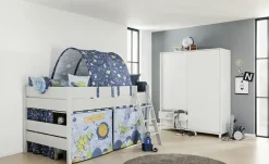 PAIDI Partykissen Dinos im Weltall | Grüner Planet / Triceratops