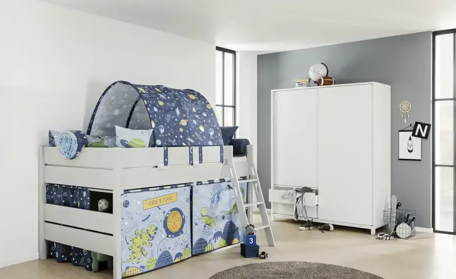 PAIDI Partykissen Dinos im Weltall | Grüner Planet / Triceratops