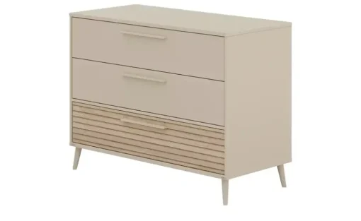 PAIDI Wickelkommode Breit Eefje | Beige, Eiche (Nachbildung)