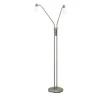 Paul Neuhaus LED- Stehleuchte, 2-flammig, nickel matt