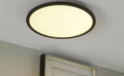 Paul Neuhaus LED-Deckenleuchte, Schwarz, rund | Höffner