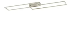 Paul Neuhaus LED-Deckenleuchte, 2-flammig, Nickel matt