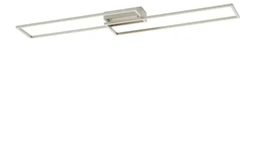 Paul Neuhaus LED-Deckenleuchte, 2-flammig, Nickel matt