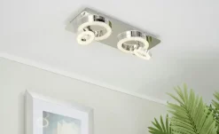 Paul Neuhaus LED-Deckenleuchte, 4-flammig, Kristall-optik