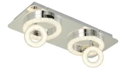 Paul Neuhaus LED-Deckenleuchte, 4-flammig, Kristall-optik