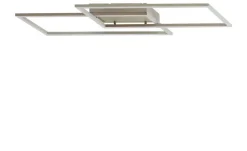 Paul Neuhaus LED-Deckenleuchte, 2-flammig, Nickel-matt