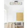 Paul Neuhaus LED-Deckenleuchte schwarz/goldfarben