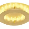 Paul Neuhaus LED-Deckenleuchte, blattgoldfarben